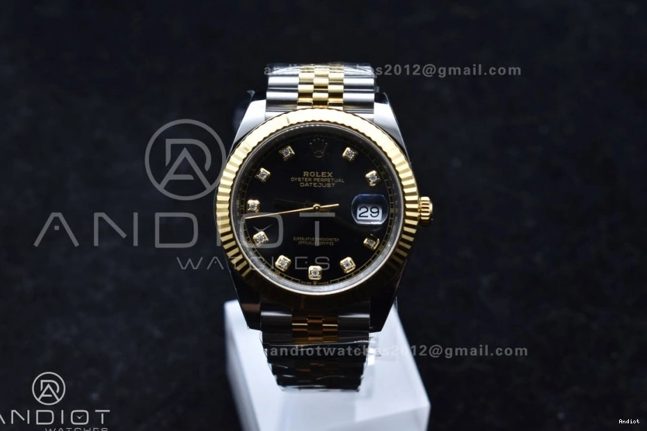 Best DateJust YG YG 41 Jubilee 126333 Dial Bracelet Diamonds 904L VR3235 On Clean SS Edition Steel 1:1 0426